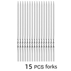 10-20Pcs Stainless Steel Barbecue Skewer