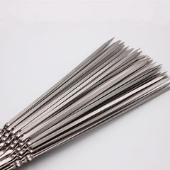 10-20Pcs Stainless Steel Barbecue Skewer