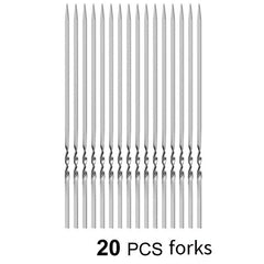 10-20Pcs Stainless Steel Barbecue Skewer