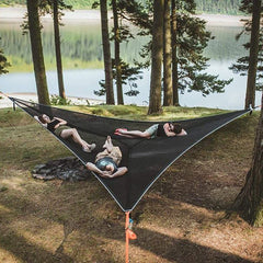 Aerial Multiplayer Triangle Hammock