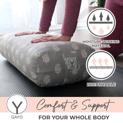 Yoga Bolster Set with Carry Bag