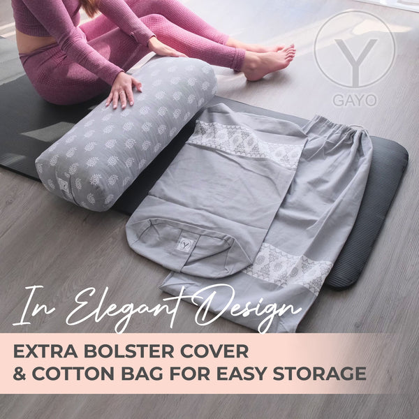 Yoga Bolster Set with Carry Bag