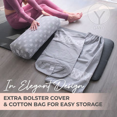Yoga Bolster Set with Carry Bag