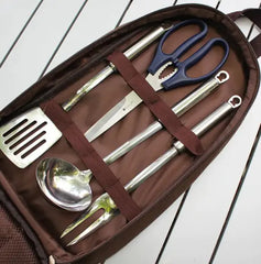 Camp Chopping Board Knife Set