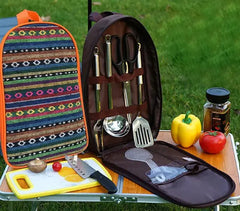 Camp Chopping Board Knife Set