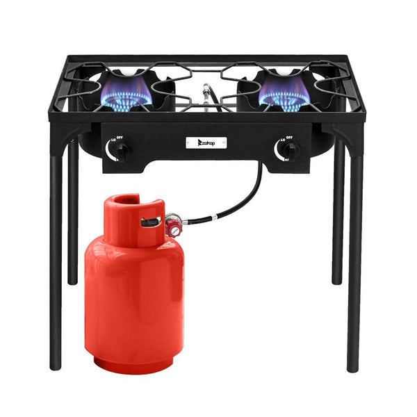 Double Burner Propane Camp Stove