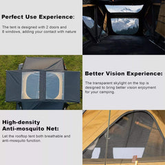 Naturnest Andromeda Khaki Soft Shell Rooftop Tent