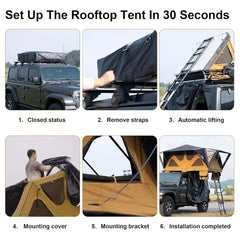 Naturnest Andromeda Khaki Soft Shell Rooftop Tent
