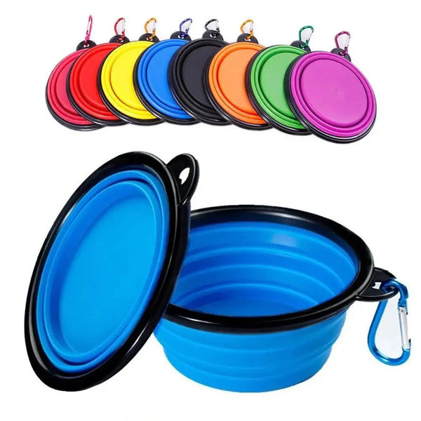 Collapsible Silicone Travel Bowl For Dog